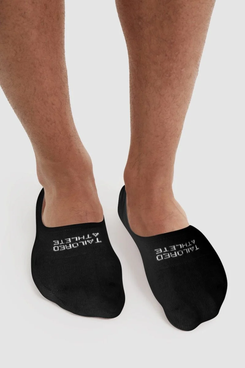 3 Pack No Show Socks in Black - Image 2