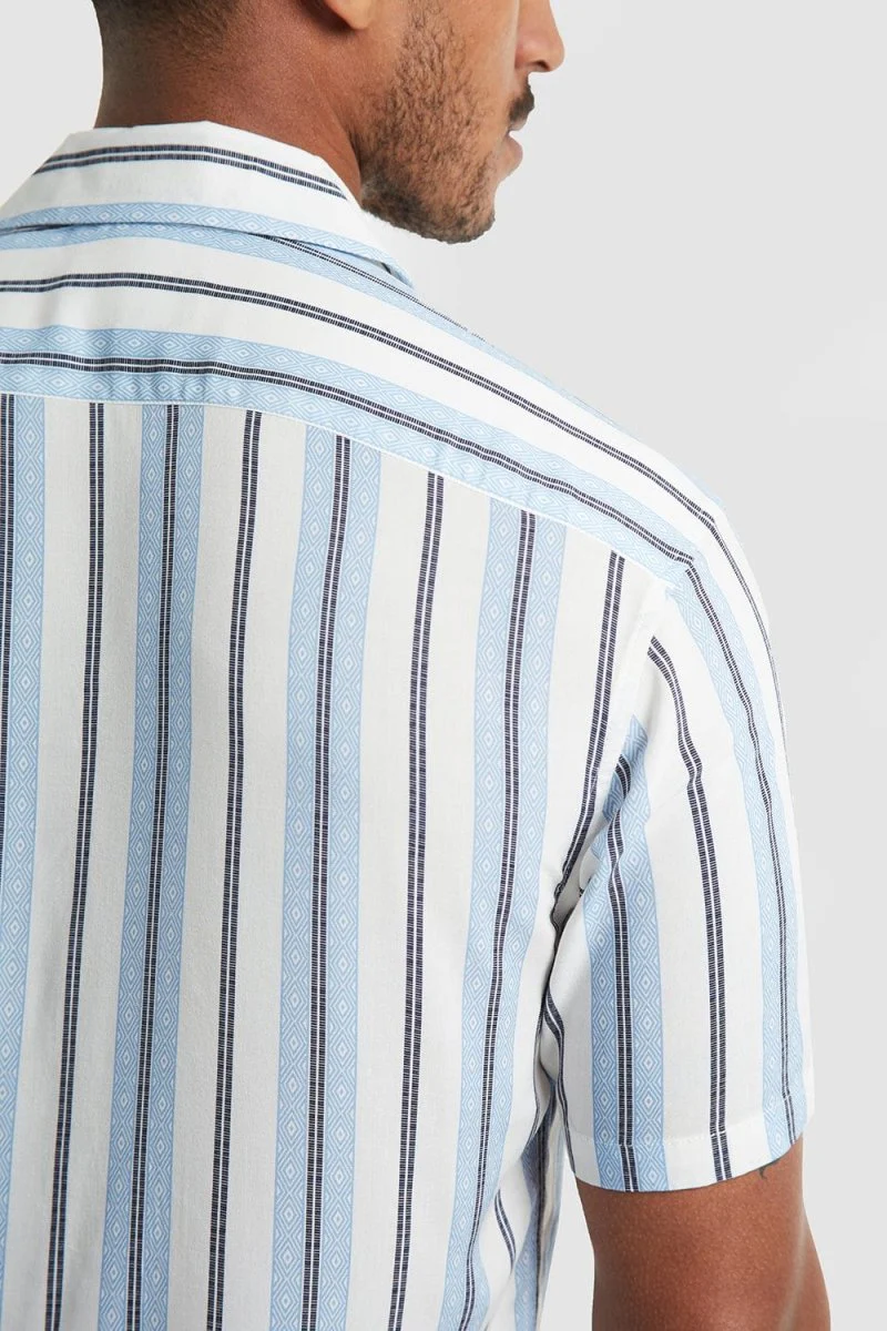 Aztec Stripe Print Shirt - Image 6