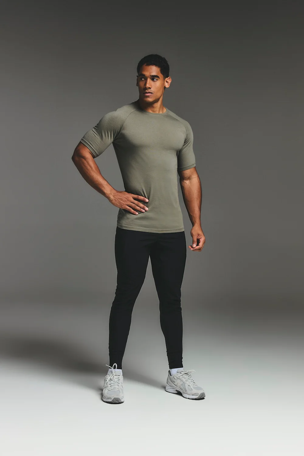 Essential Training Top in Khaki - Image 3