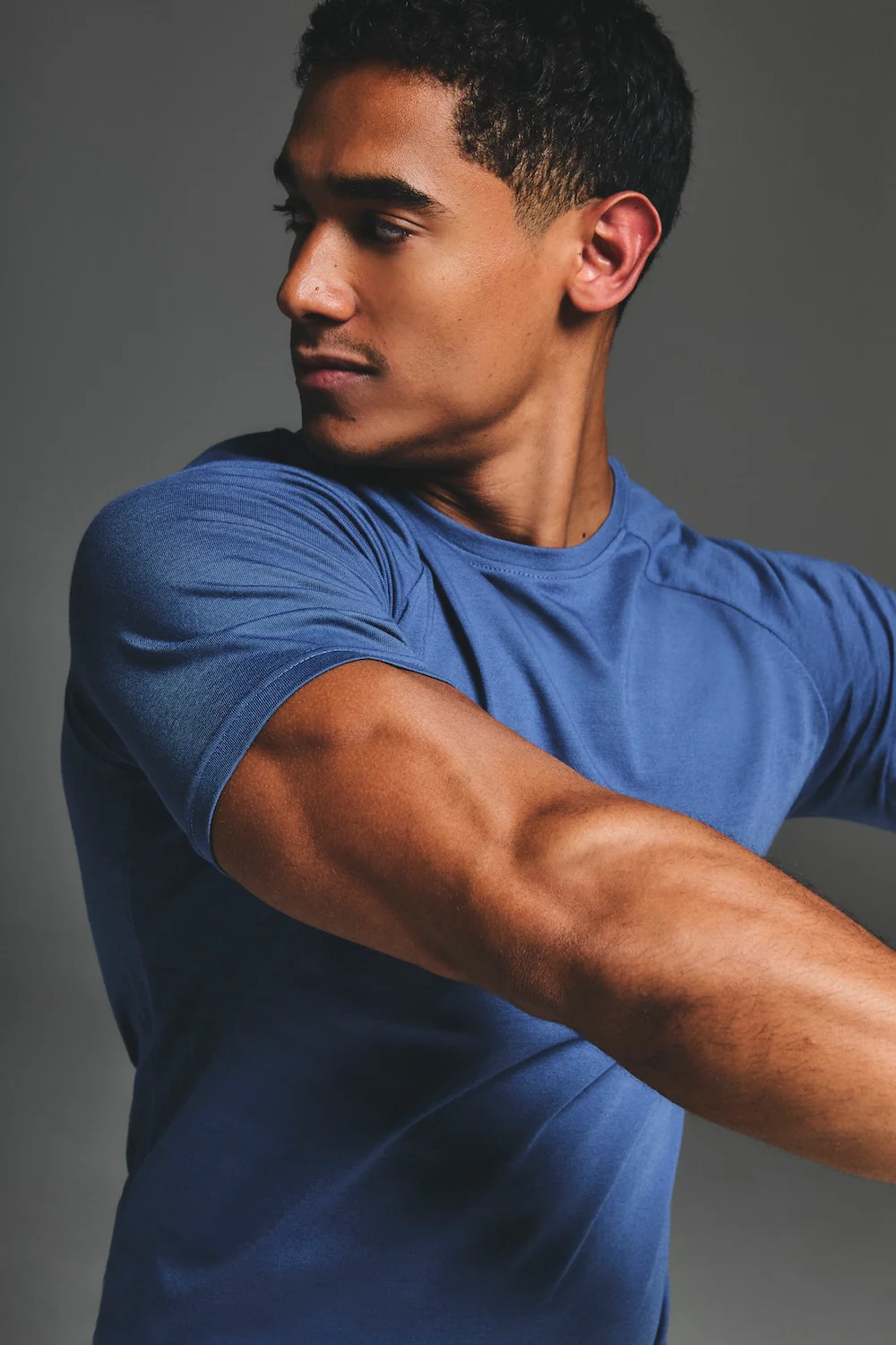Essential Training Top in Slate Blue - Image 5