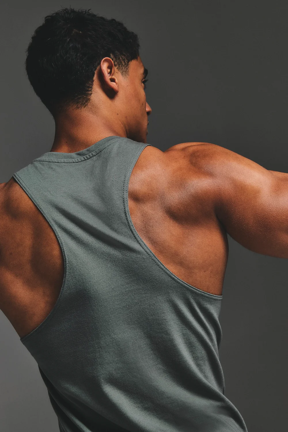 Essential Training Vest in Charcoal - Image 5