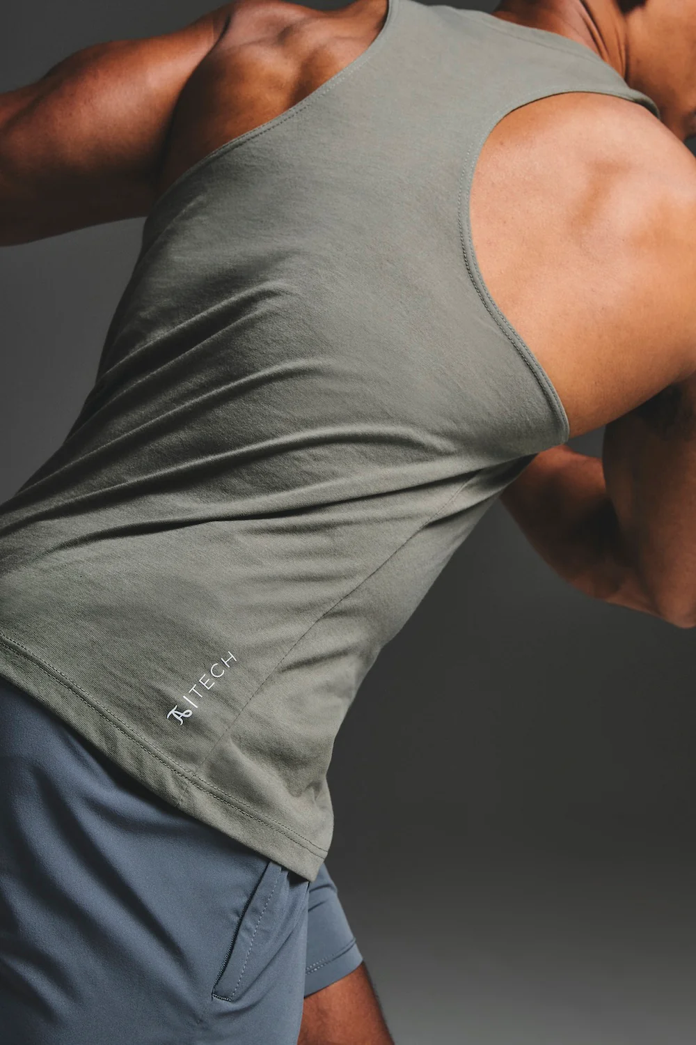 Essential Training Vest in Khaki - Image 5