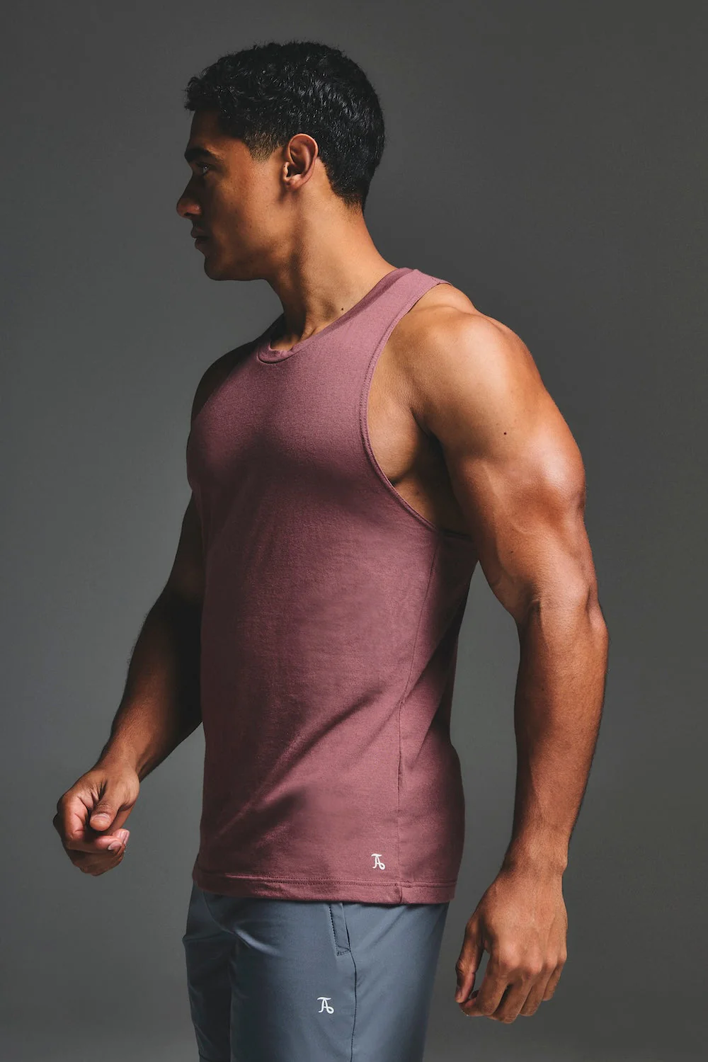 Essential Training Vest in Wood Rose - Image 3