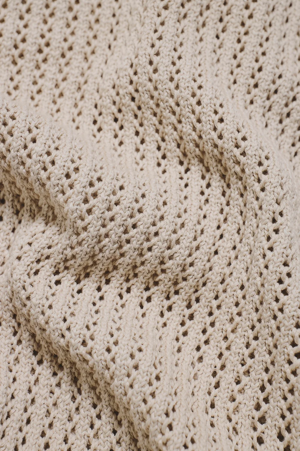 Crochet Knitted Vest in Neutral - Image 8