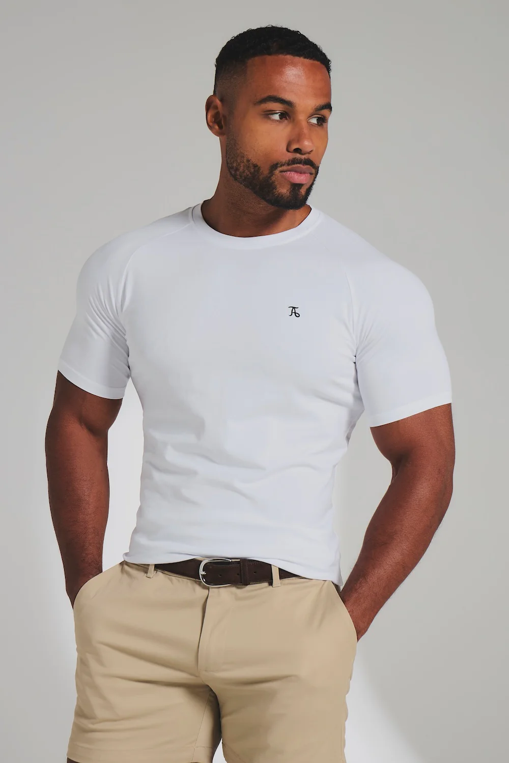Muscle Fit T-Shirt in White