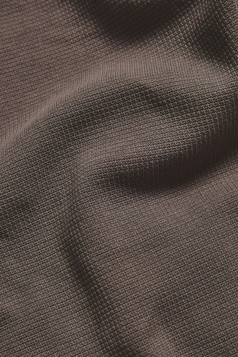 Heavy Weight Textured Crew Neck in Soft Khaki - Image 7