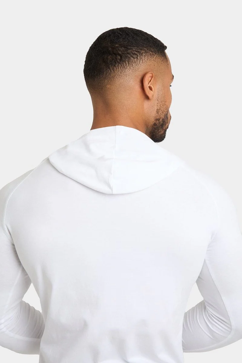 Hooded Top in White - Image 6