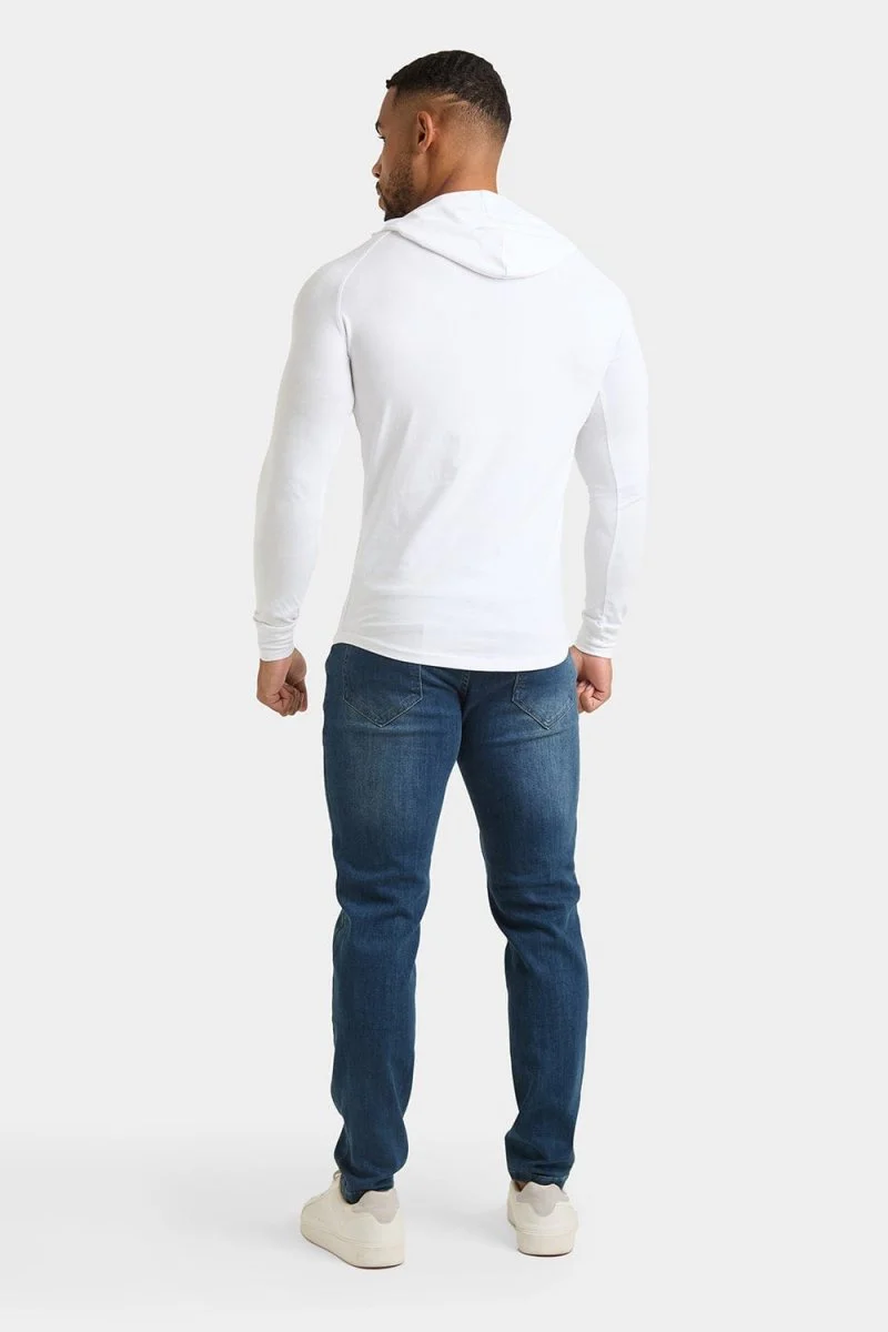 Hooded Top in White - Image 7
