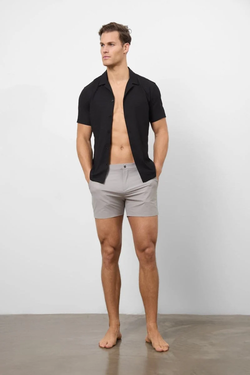 Hybrid Swim Short in Dark Putty - Image 2