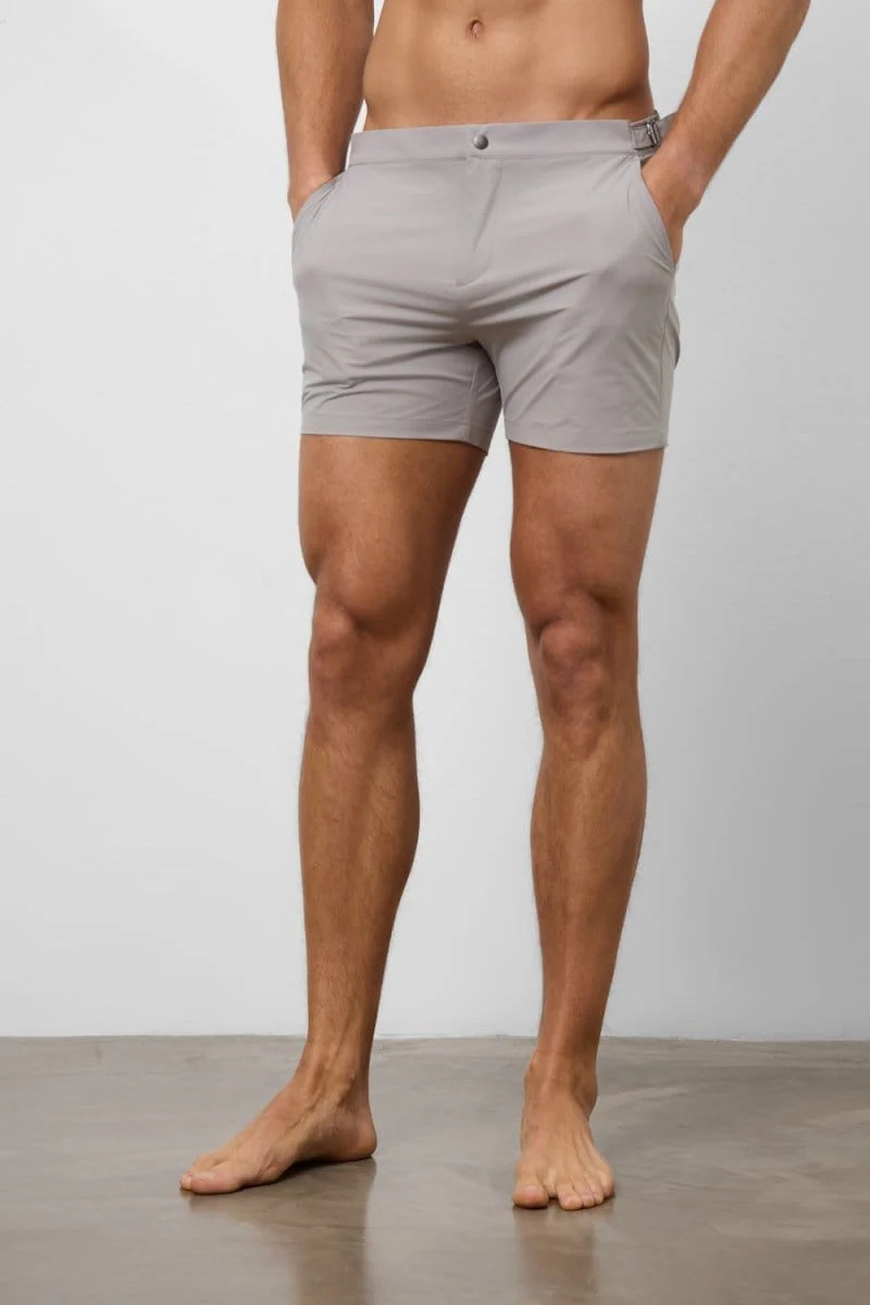 Hybrid Swim Short in Dark Putty - Image 4