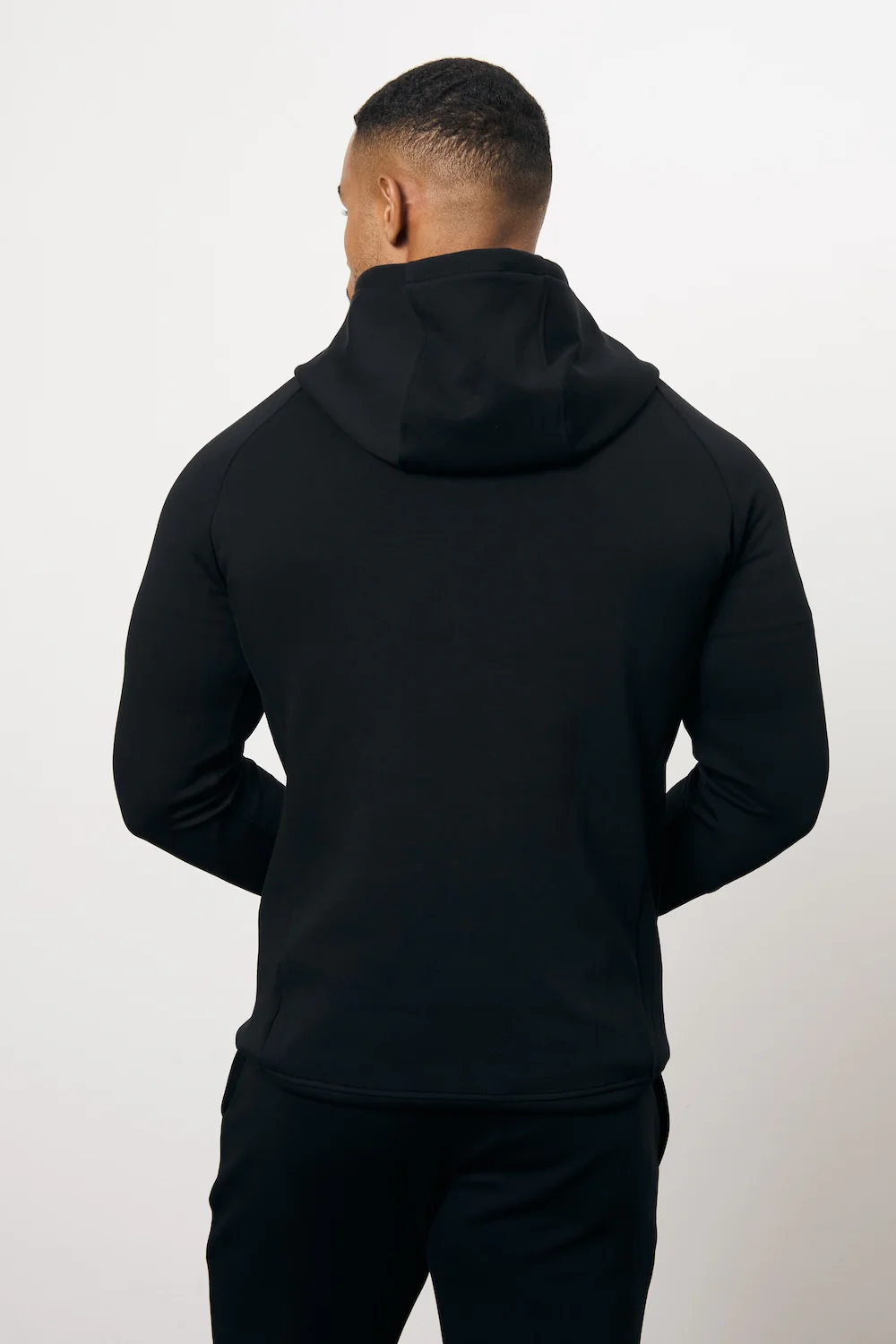 Interlock Hoodie Sweat in Black - Image 7