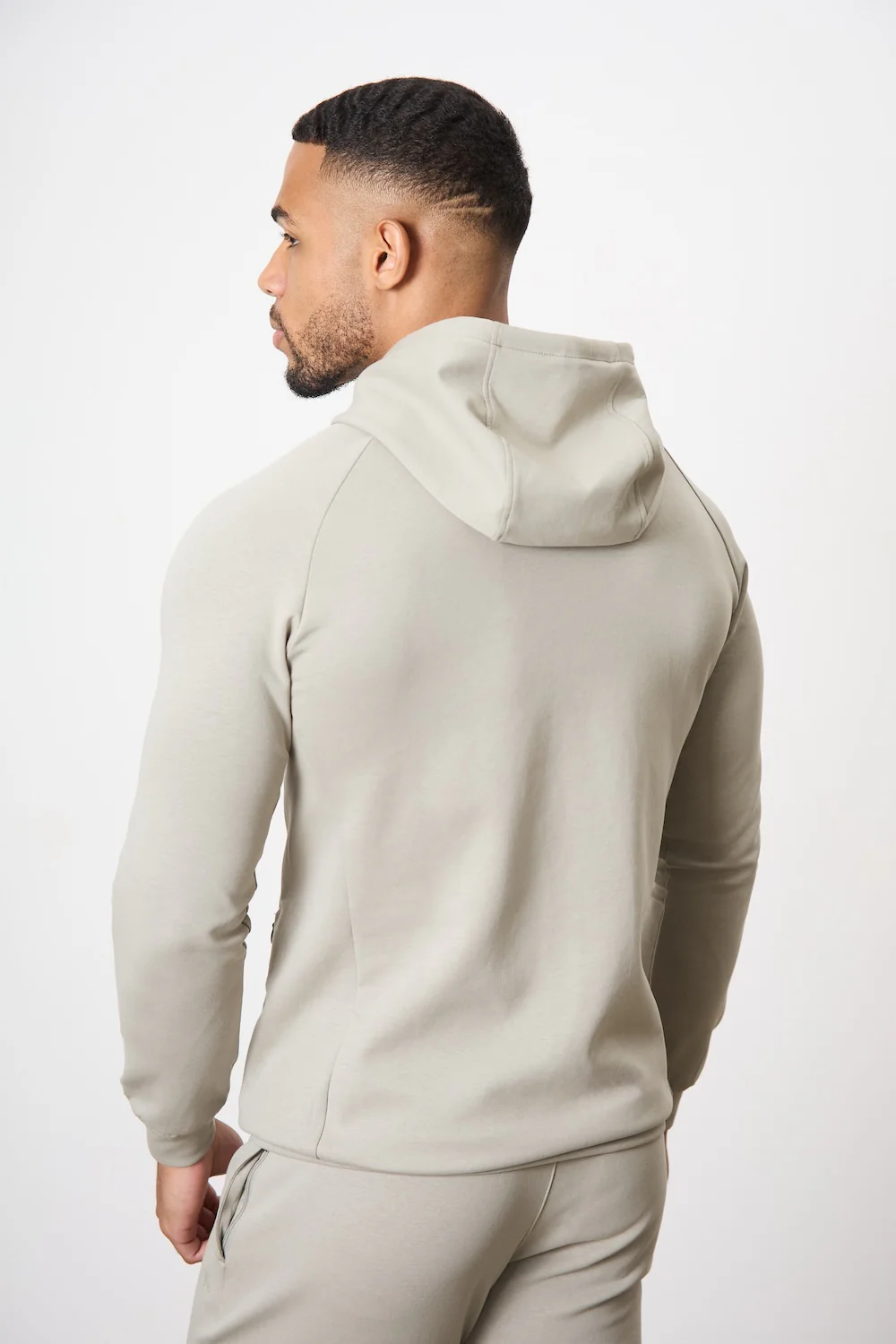 Interlock Hoodie Sweat in Smoky Sage - Image 6