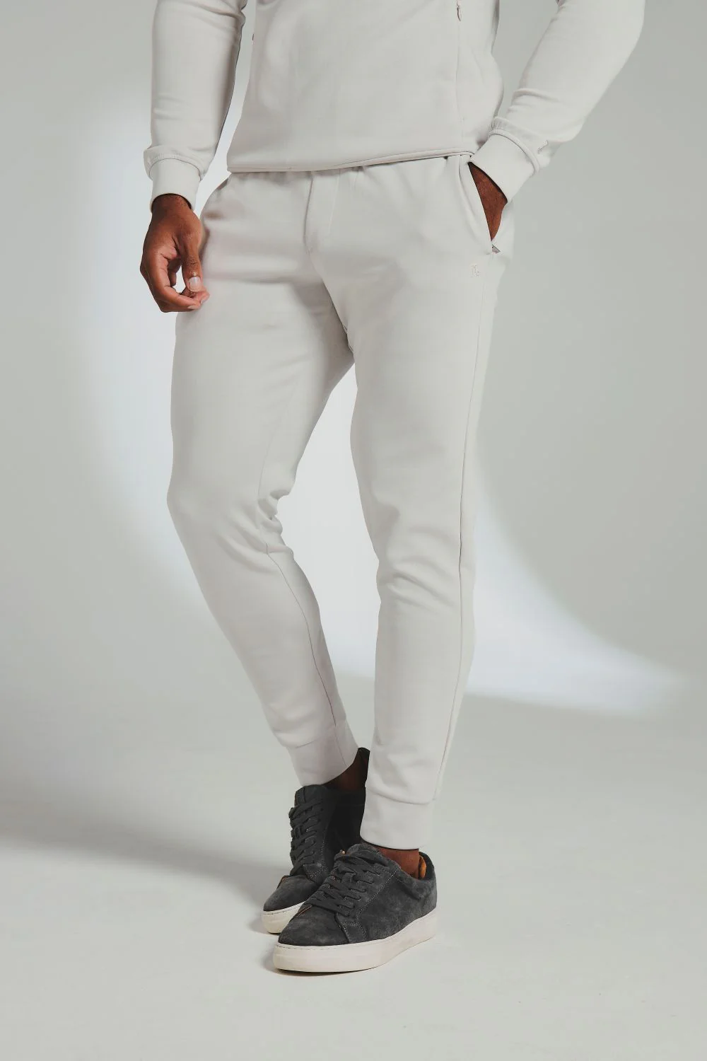 Interlock Sweat Joggers in Alabaster - Image 2