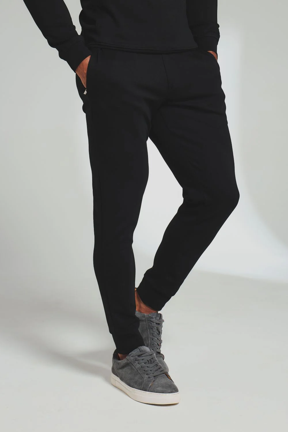 Interlock Sweat Joggers in Black - Image 4