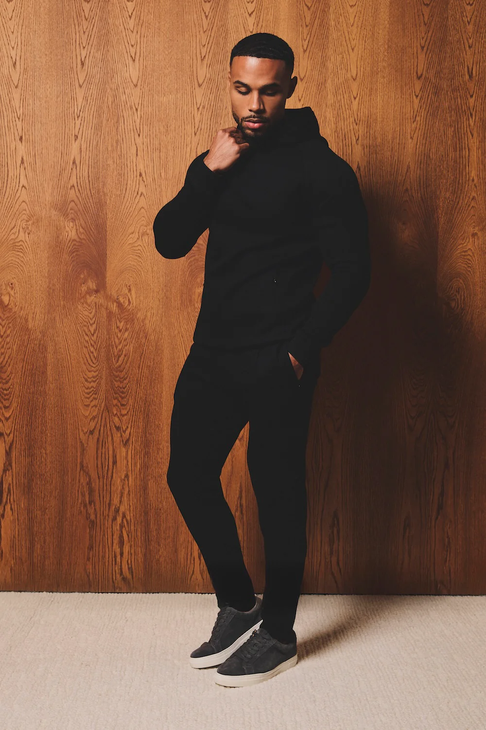 Luxe Sweat Hoodie in Black - Image 12