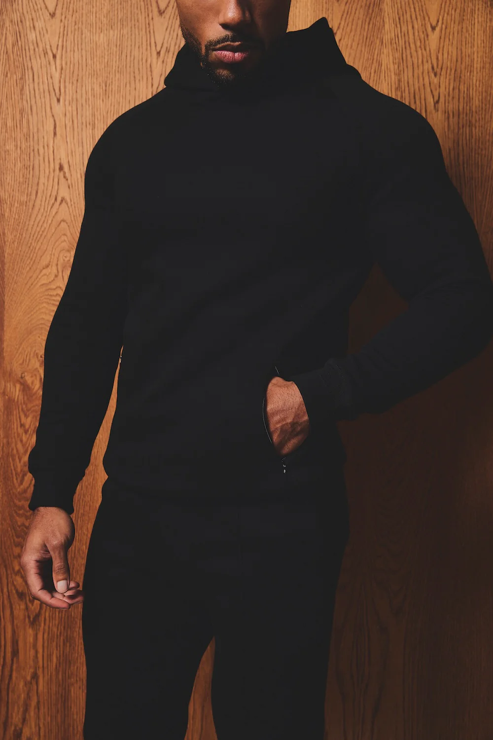 Luxe Sweat Hoodie in Black - Image 5