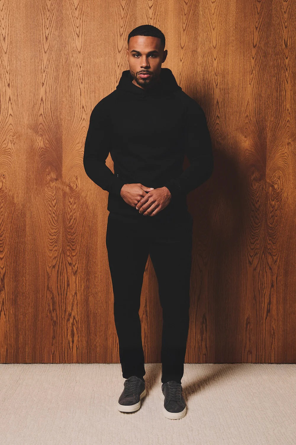Luxe Sweat Hoodie in Black - Image 8