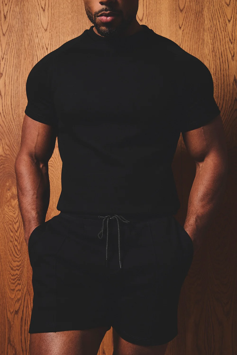 Luxe Sweat Shorts in Black