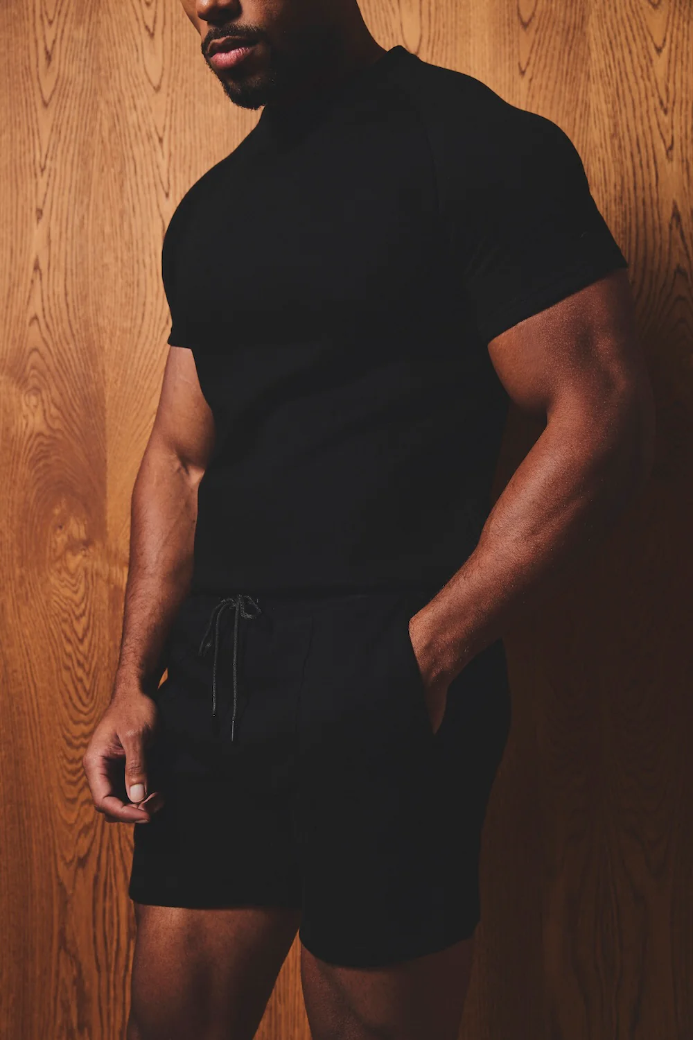 Luxe Sweat Shorts in Black - Image 5