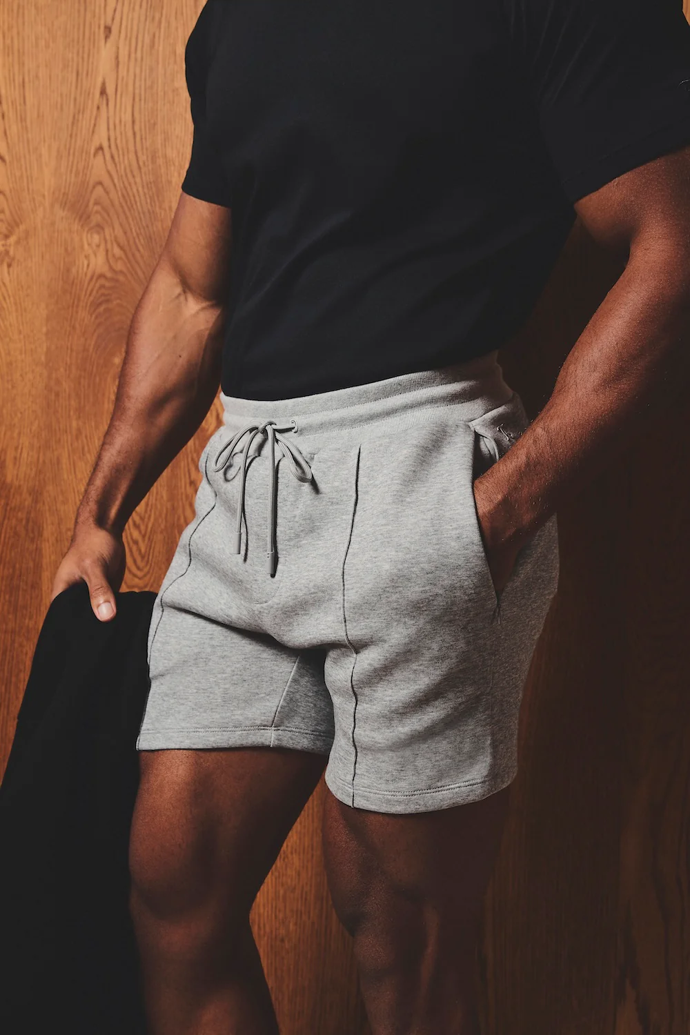 Luxe Sweat Shorts in Grey