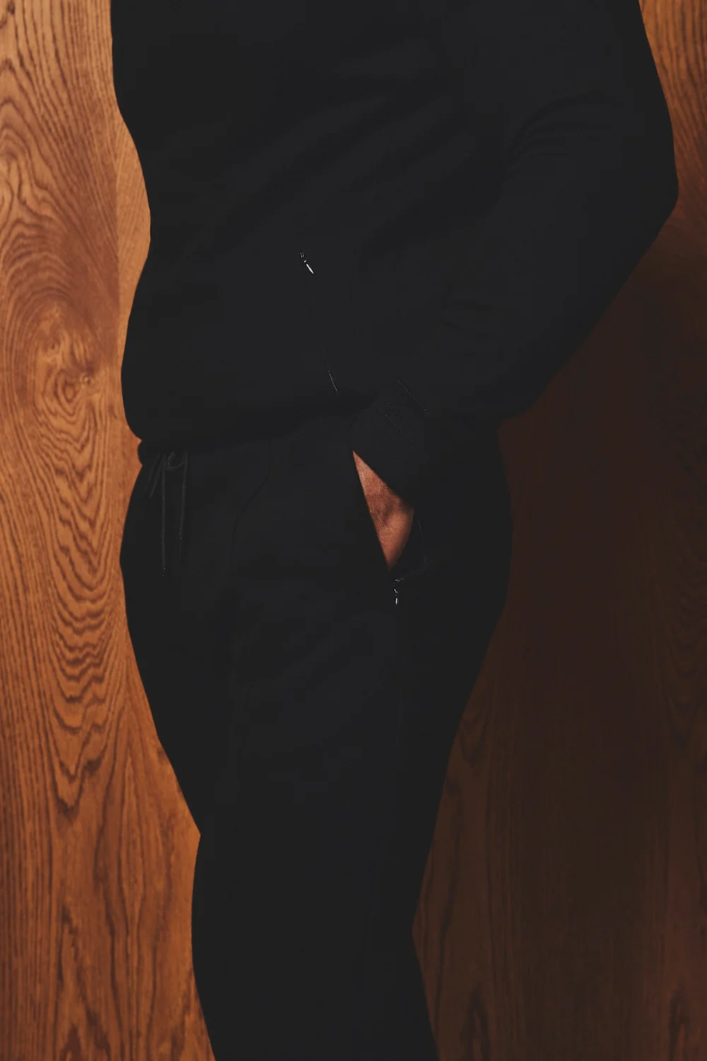 Luxe Sweat Smart Joggers in Black - Image 6