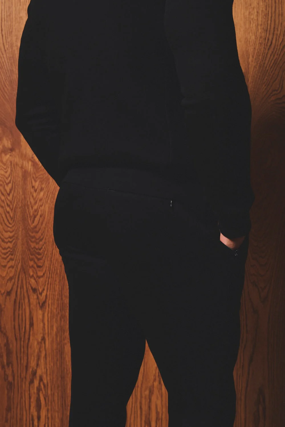 Luxe Sweat Smart Joggers in Black - Image 7