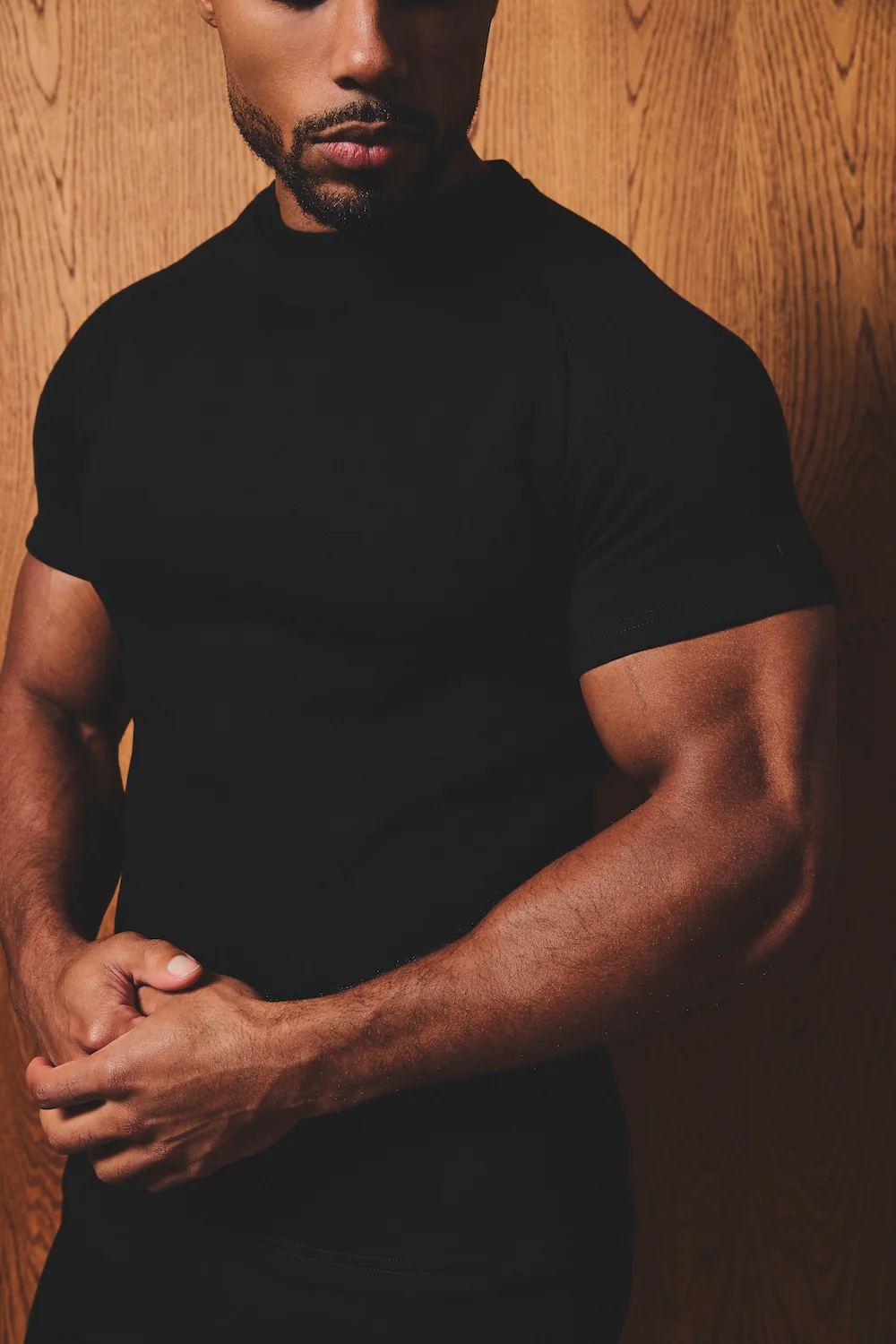 Luxe Sweat T-Shirt in Black - Image 4
