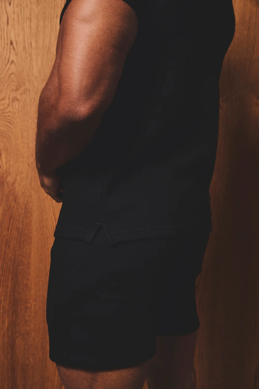 Luxe Sweat T-Shirt in Black - Image 7