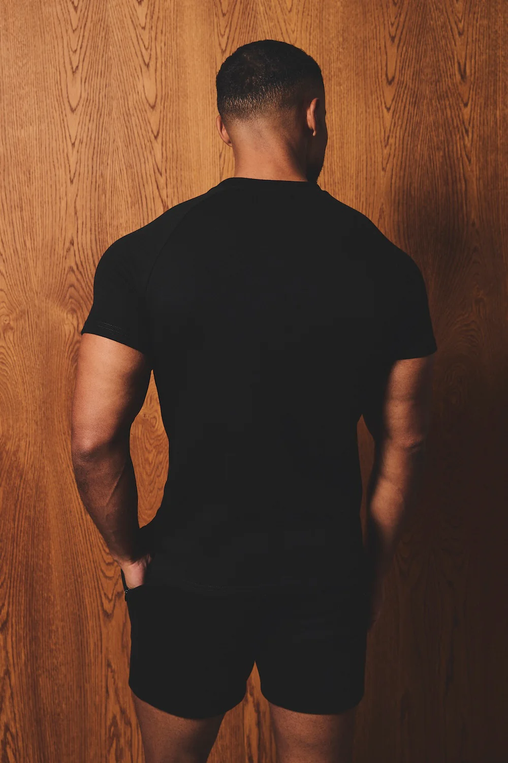 Luxe Sweat T-Shirt in Black - Image 8