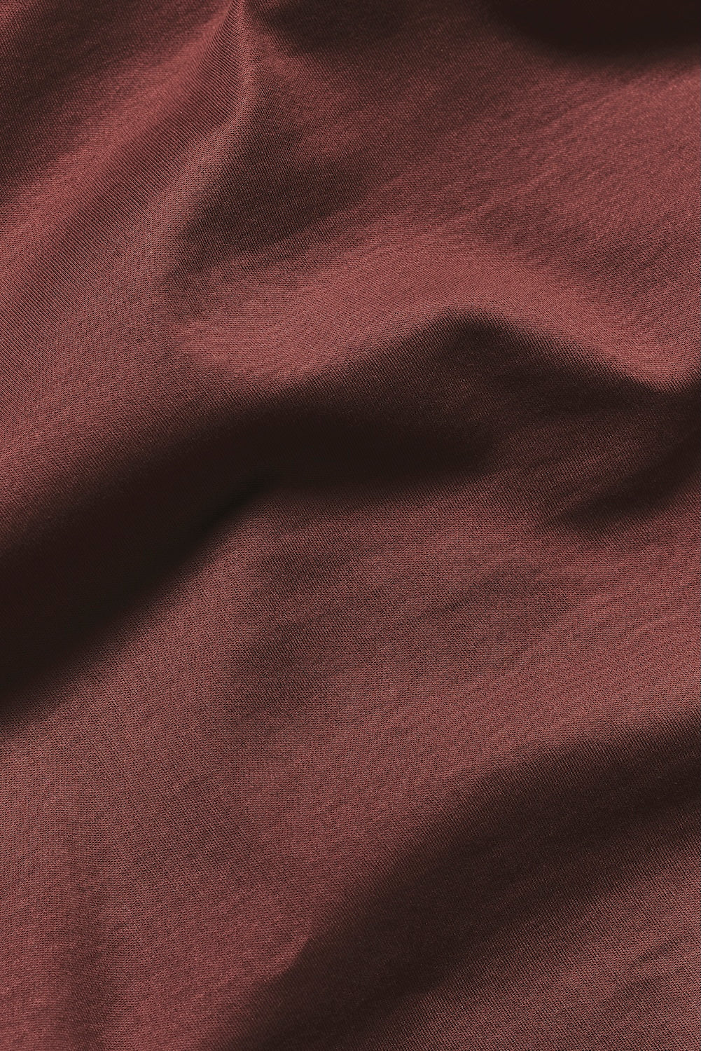 Mercerised Cotton T-Shirt in Burnt Terracotta - Image 7