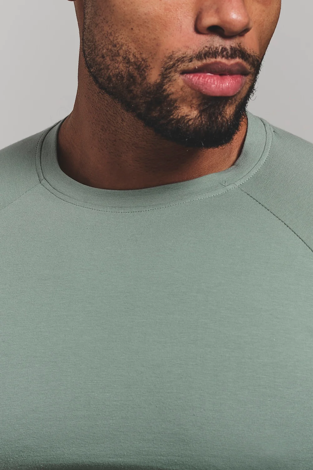 Muscle Fit T-Shirt in Sage - Image 5