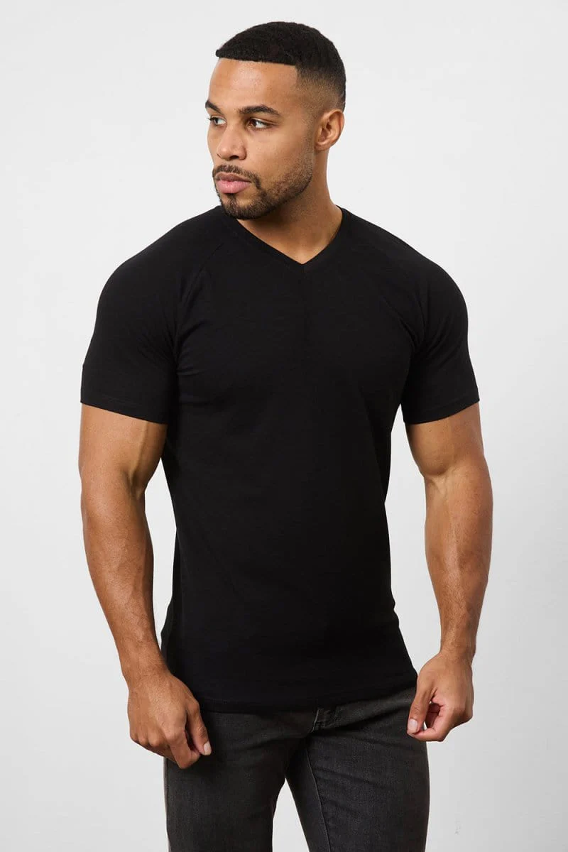 Muscle Fit Foundation V-Neck 5-Pack - Image 2