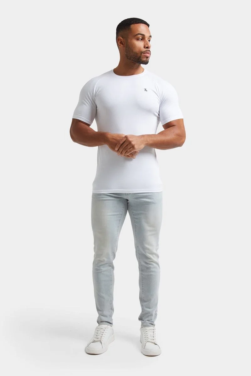Muscle Fit Jeans in Sky Blue - Image 2