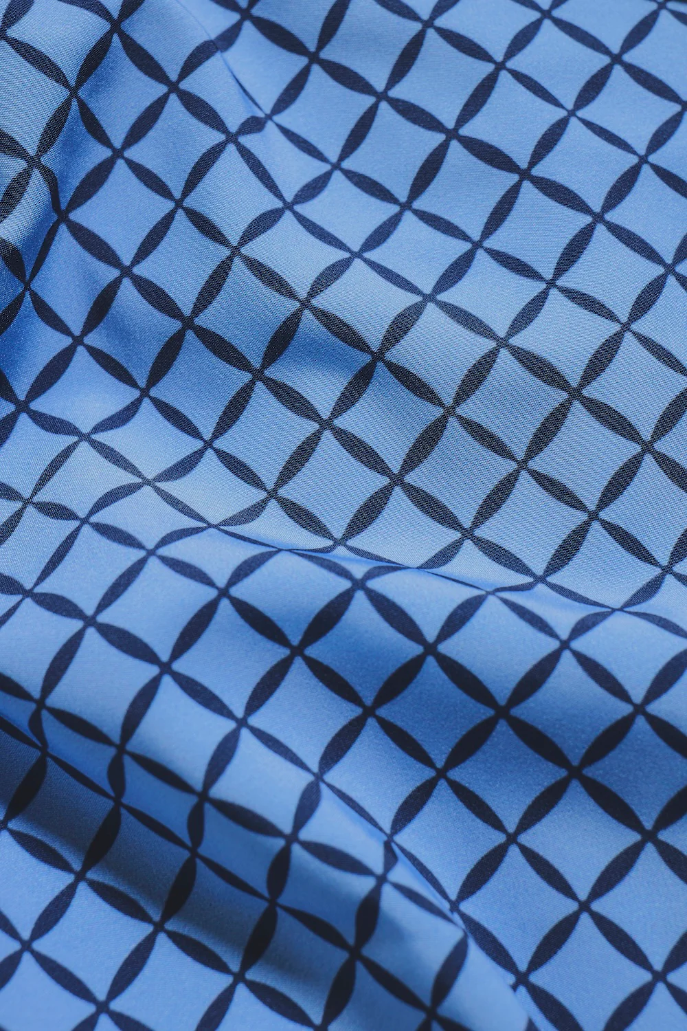 Quick Dry Printed Circle Geo Swim Short in Blue - Image 7