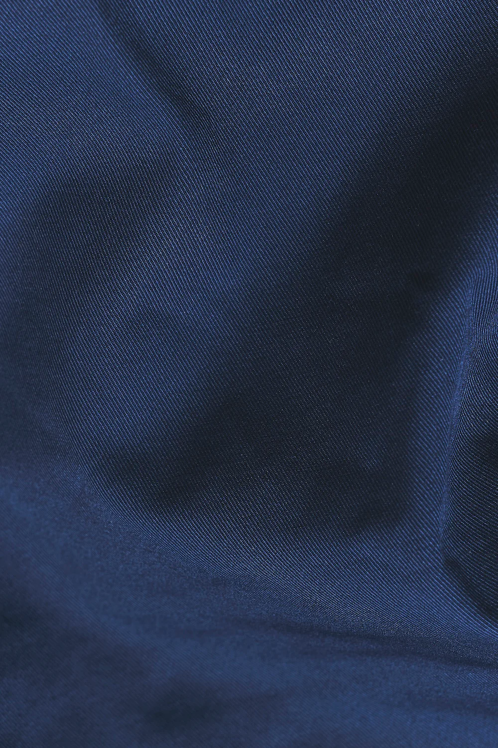 Smart Pleated Cotton Side Adjust Shorts in Navy - Image 8