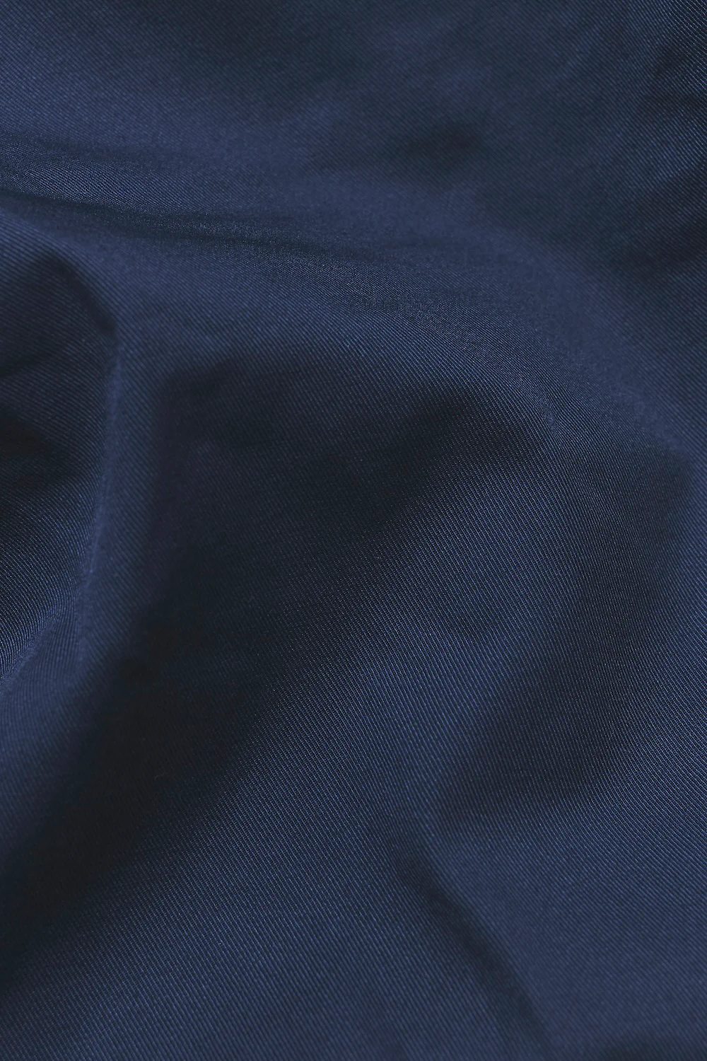 Smart Pleated Cotton Side Adjust Trouser in Navy - Image 7