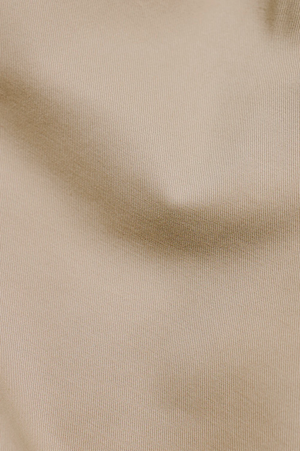 Smart Pleated Cotton Side Adjust Trouser in Stone - Image 7