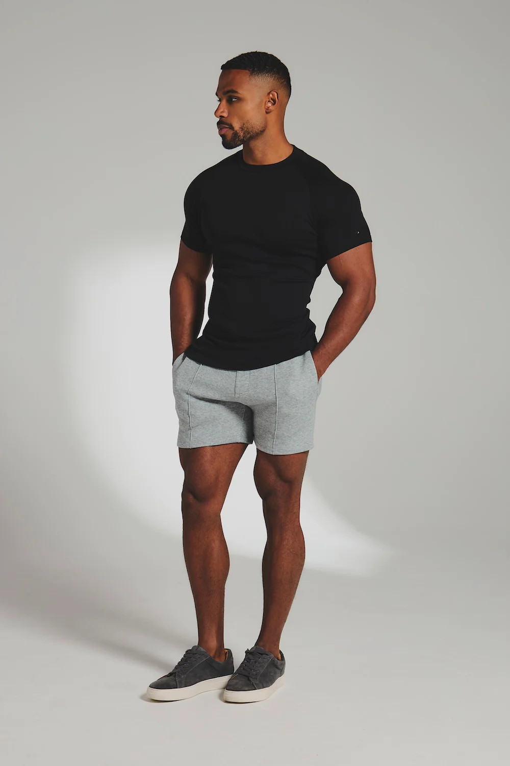 Interlock Jersey T-Shirt in Black - Image 3