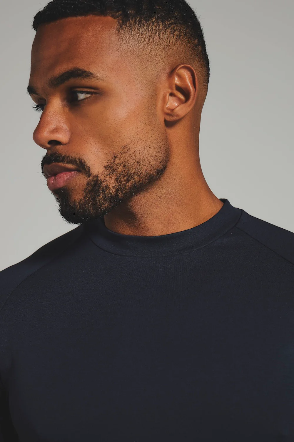 Interlock Jersey T-Shirt in Navy - Image 6