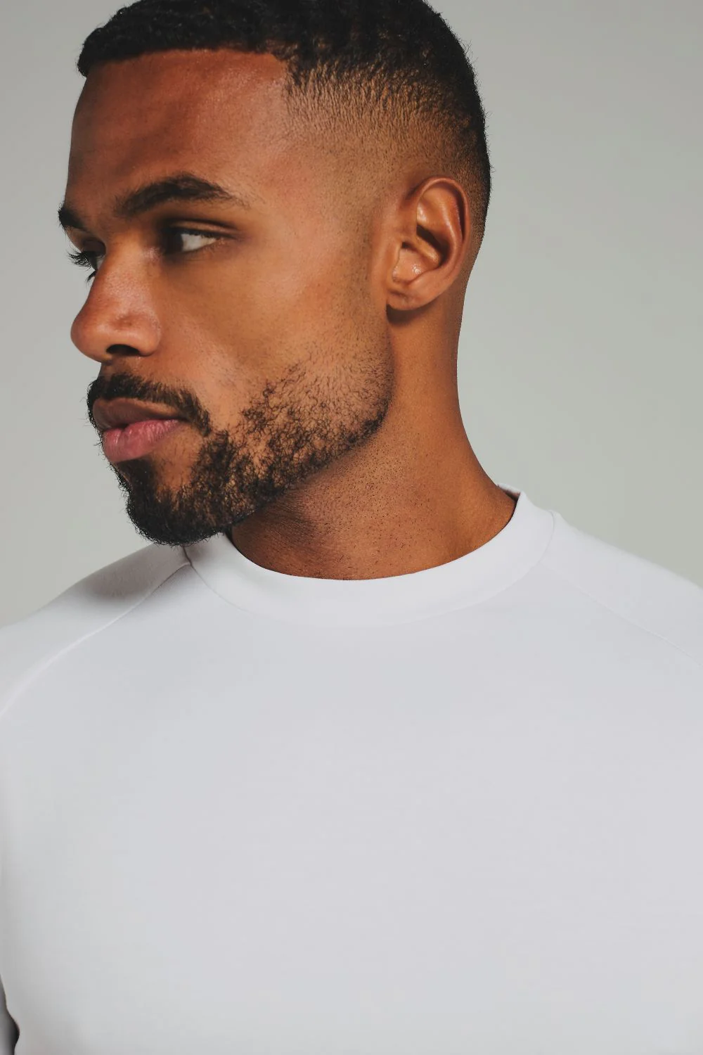 Interlock Jersey T-Shirt in White - Image 4