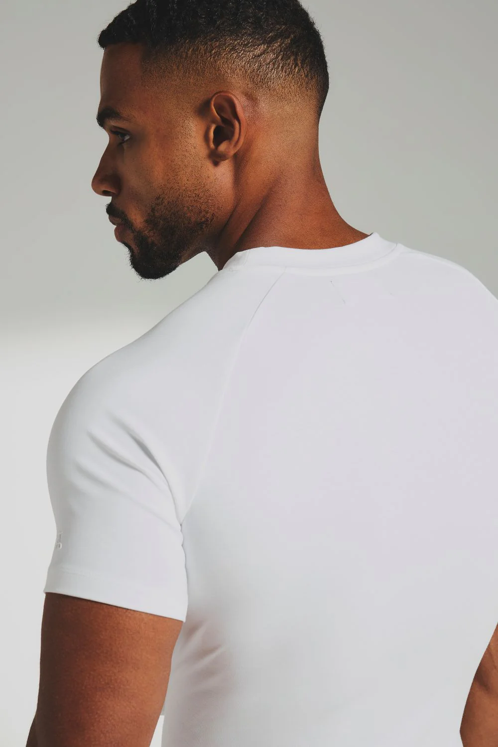 Interlock Jersey T-Shirt in White - Image 5