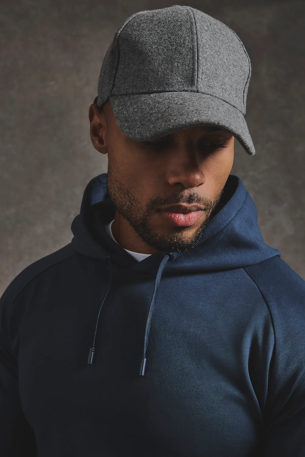 TA Embroidered Baseball Cap in Grey - Image 5