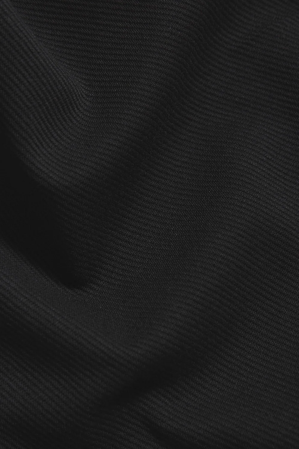 Twill Jersey Overshirt in Black - Image 7